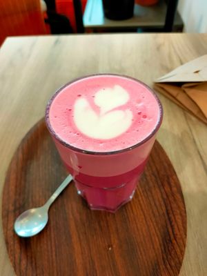 Punk latte at Lucifer Lives in Brussels