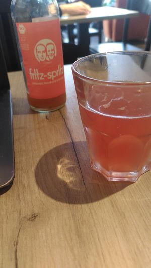 Boisson à la rhubarbe at Lucifer Lives in Brussels