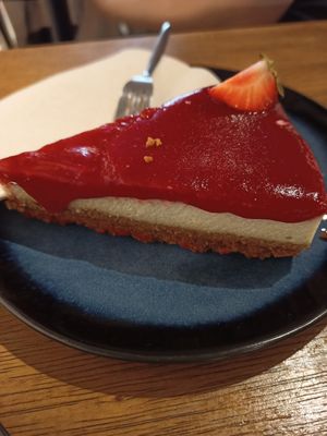 Cheesecake at Lucifer Lives in Brussels