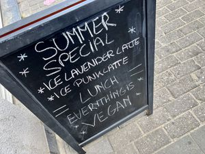 sign  at Lucifer Lives in Brussels