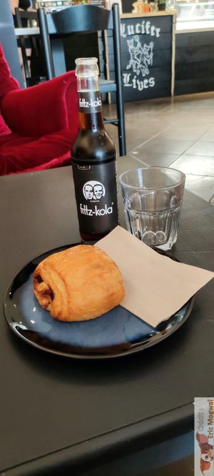 Coca and Chocolatine at Lucifer Lives in Brussels