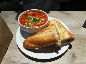 Tomato soup at Lucifer Lives in Brussels