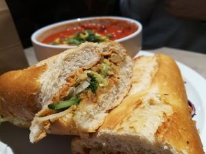 Tuna sandwich at Lucifer Lives in Brussels