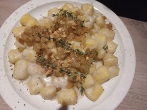 Plate of the week: gnocchi fauxmage at Lucifer Lives in Brussels