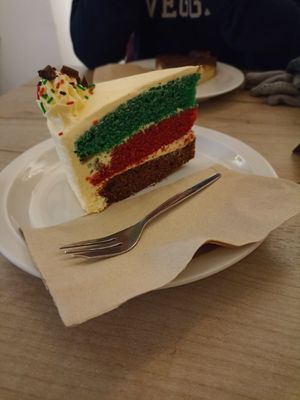 Xmas layer cake at Lucifer Lives in Brussels