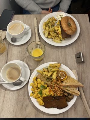 Brunch choice 1 and 2  at Lucifer Lives in Brussels