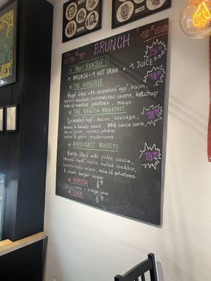Brunch menu   at Lucifer Lives in Brussels