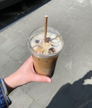 Iced chai  at Lucifer Lives in Brussels