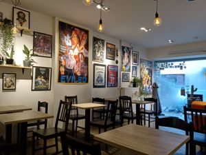 Part of the interior at Lucifer Lives in Brussels