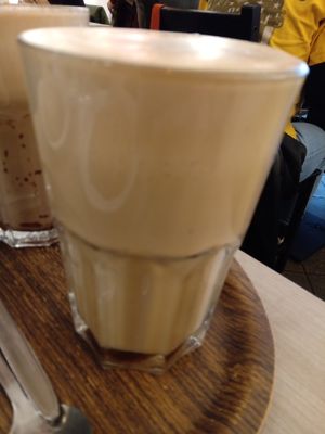 Chai latte at Lucifer Lives in Brussels