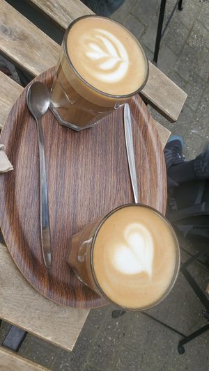 Very good latte at Lucifer Lives in Brussels