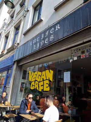 Outside at Lucifer Lives in Brussels