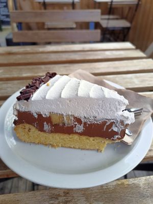 Banoffie pie at Lucifer Lives in Brussels