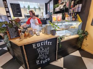 Counter at Lucifer Lives in Brussels