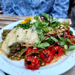 Lasagne with spinach at Lucifer Lives in Brussels