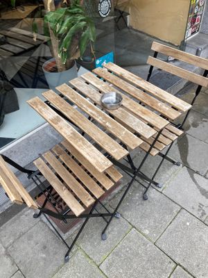 Terrace at Lucifer Lives in Brussels