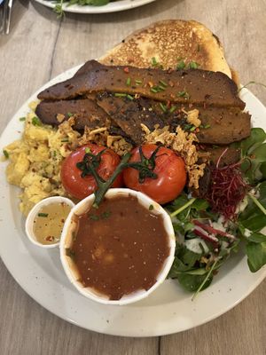 Vegan brunch  at Lucifer Lives in Brussels