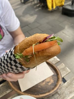 Tuna sandwich at Lucifer Lives in Brussels