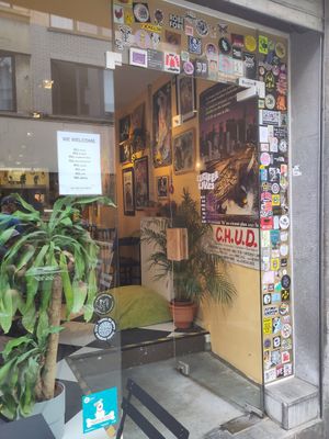 Entrance at Lucifer Lives in Brussels