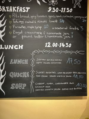 menu  at Lucifer Lives in Brussels