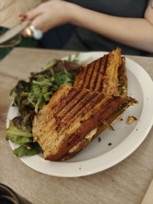 Sourdough tuna melt at Lucifer Lives in Brussels