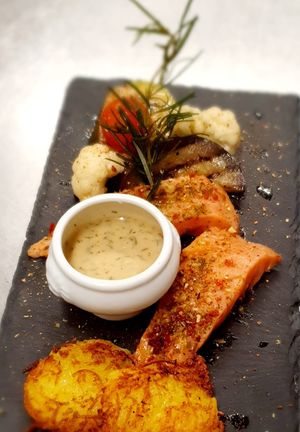 Lachs at Heimat in Eisenach