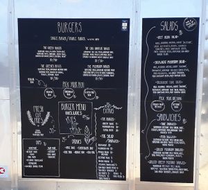 VeganDóttir, Aalborg, 2010: The menu at VeganDóttir in Aalborg