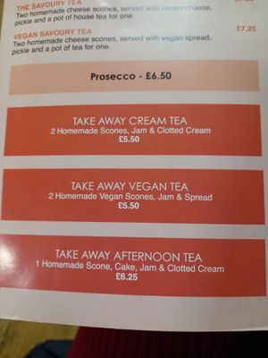 Takeaway menu at The Greenwood Tree in Lyndhurst