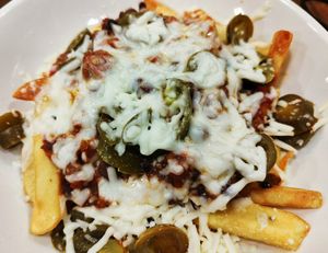 Dirty fries at The Greenwood Tree in Lyndhurst