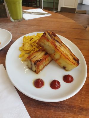 Black pudding terrine at The Greenwood Tree in Lyndhurst