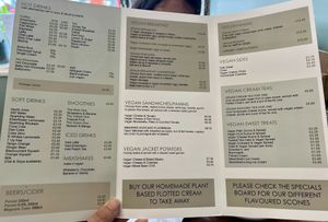 Vegan options  at The Greenwood Tree in Lyndhurst