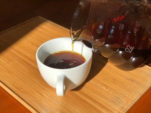 V60 at SĪTÚ Coffee & Tea in Prague