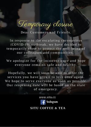 Close at SĪTÚ Coffee & Tea in Prague