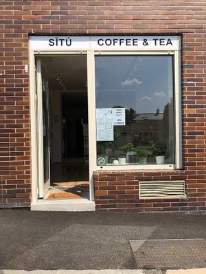 maindoor at SĪTÚ Coffee & Tea in Prague