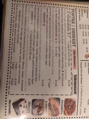 Desserts at Guten Taco in Uberlingen