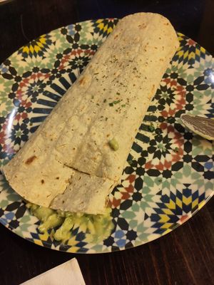 Burrito ohne Käse at Guten Taco in Uberlingen