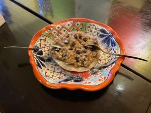 Dessert (Apple, chocolate)  at Guten Taco in Uberlingen