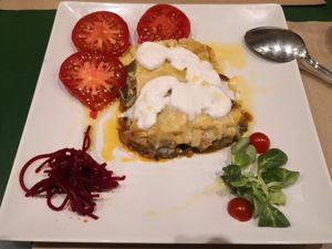 Moussaka at Saudade in Pontevedra