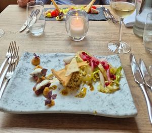 mezze plateau at Bree33 in Leiden