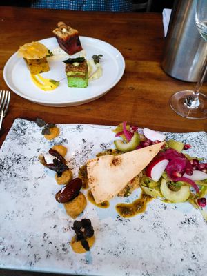 3x tortilla, mezze plateau at Bree33 in Leiden