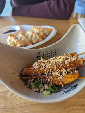 Yakitori skewers at Mi Rice in Southampton