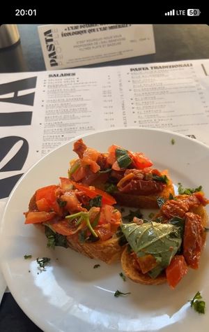 Bruschetta  at Pasta People in Geneva
