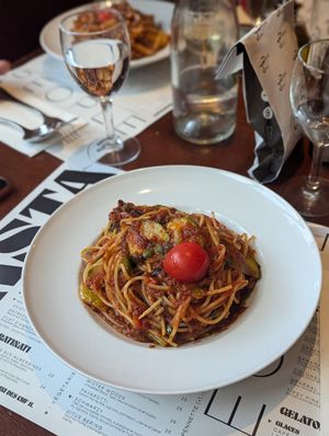 Schwarzy. Tasty and flavourful. at Pasta People in Geneva