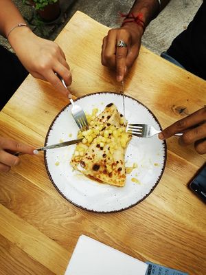 Crepe vegan with caramelised Apfel  at Beb & Bene in Freiburg