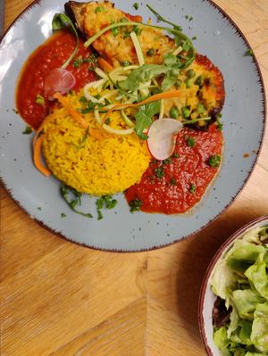 Gefüllte Aubergine (Donnerstags) at Beb & Bene in Freiburg