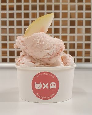 White Peach at Cats & Monsters  in Athens