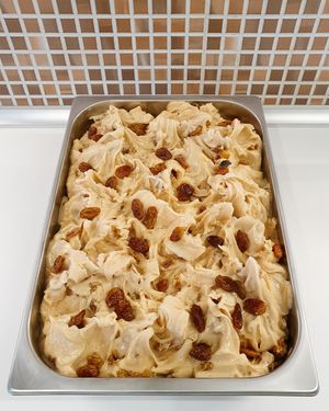 Marzipan with Rum Raisins at Cats & Monsters  in Athens