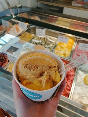 Salted Caramel, Mille Feuille, Bueno flavors at Cats & Monsters  in Athens