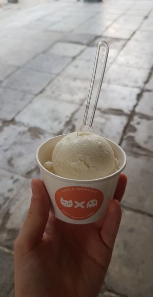 "Pear with Feta" at Cats & Monsters  in Athens