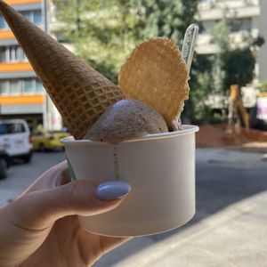 Incredible ice cream! at Cats & Monsters  in Athens